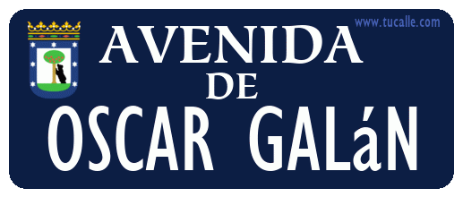cartel_de_avenida-de-oscar galán_en_madrid_antiguo